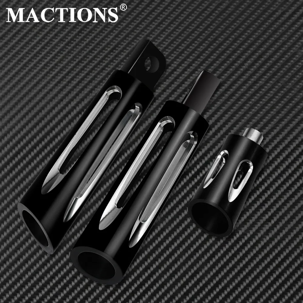 

Motorcycle Footrest Foot Pegs Pedal &Shift Nails Peg Black Kits For Harley Touring Dyna Softail Sportster XL 883 1200 Custom