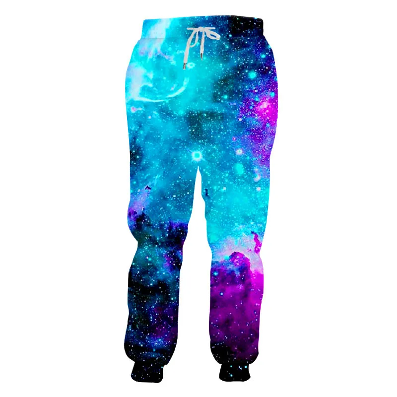 Men/Women Galaxy Space Print 3D Joggers Pants Unisex Casual Sport Track Baggy Sweatpants lovers Runner Long Trousers Custom 5XL