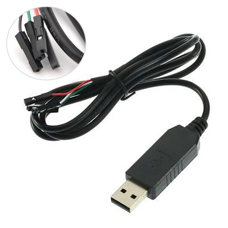Модуль кабеля TTL PL2303 PL2303HX с USB на UART 4 p контактный конвертер RS232 модуль адаптера COM 5