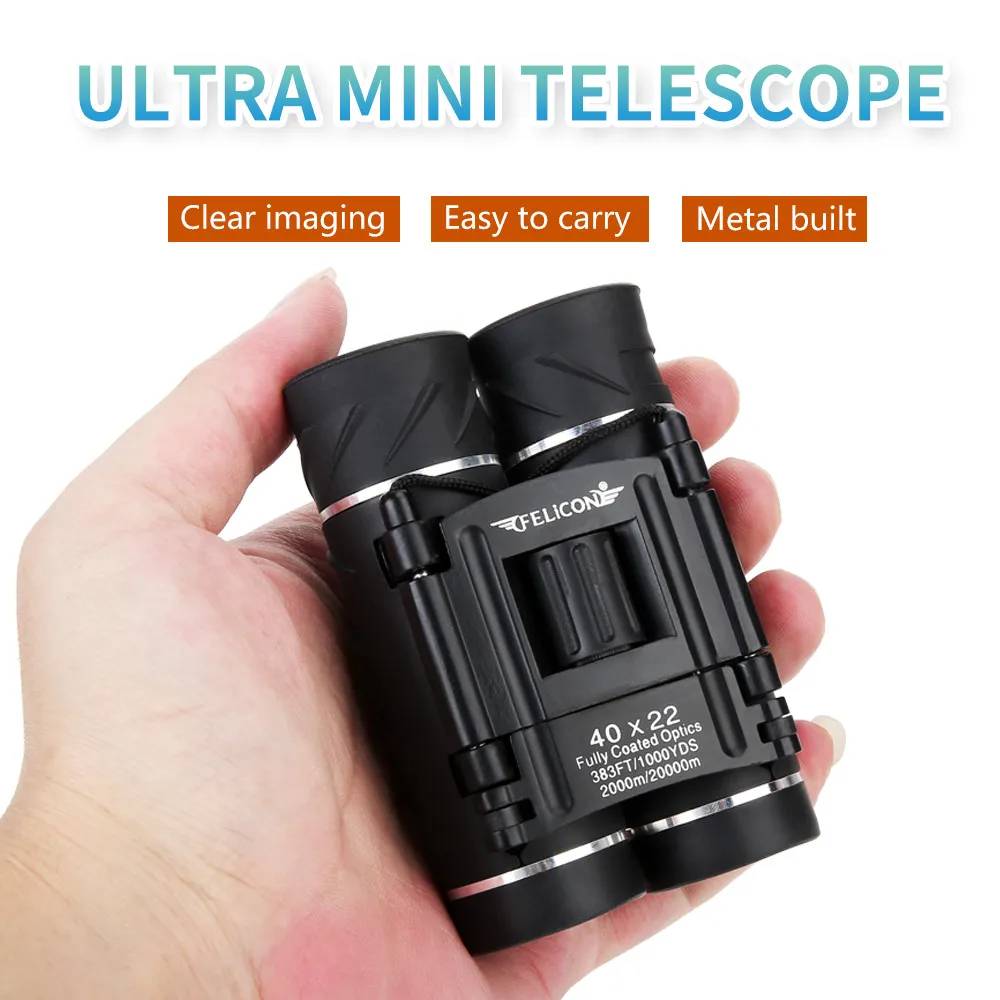 Мощный бинокль для занятий спортом на открытом воздухе охоты ультра40x22 HD