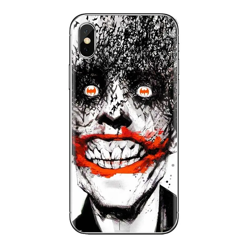 Мобильный телефон чехол для телефона в стиле Джокер ручной улыбка с принтами