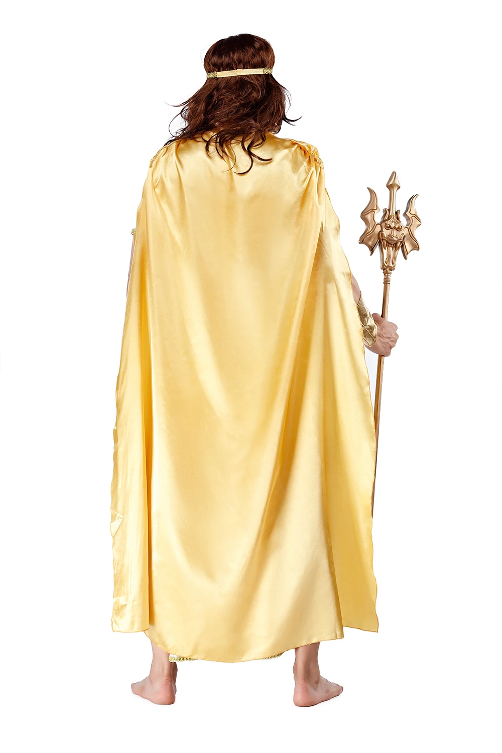 Король Нептун греческий бог моря Посейдон Взрослый мужской роскошный костюм