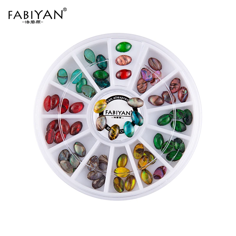 Цветной пламя ракушки Камень капли воды акриловый плоская задняя часть Ногтей