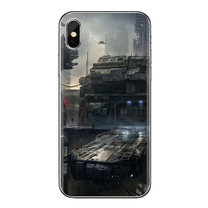 For Xiaomi Mi4 Mi5 Mi5S Mi6 Mi A1 A2 5X 6X 8 9 Lite SE Pro Max Mix 2 3 2S Silicone Phone Case Cover Star Citizen space battle |