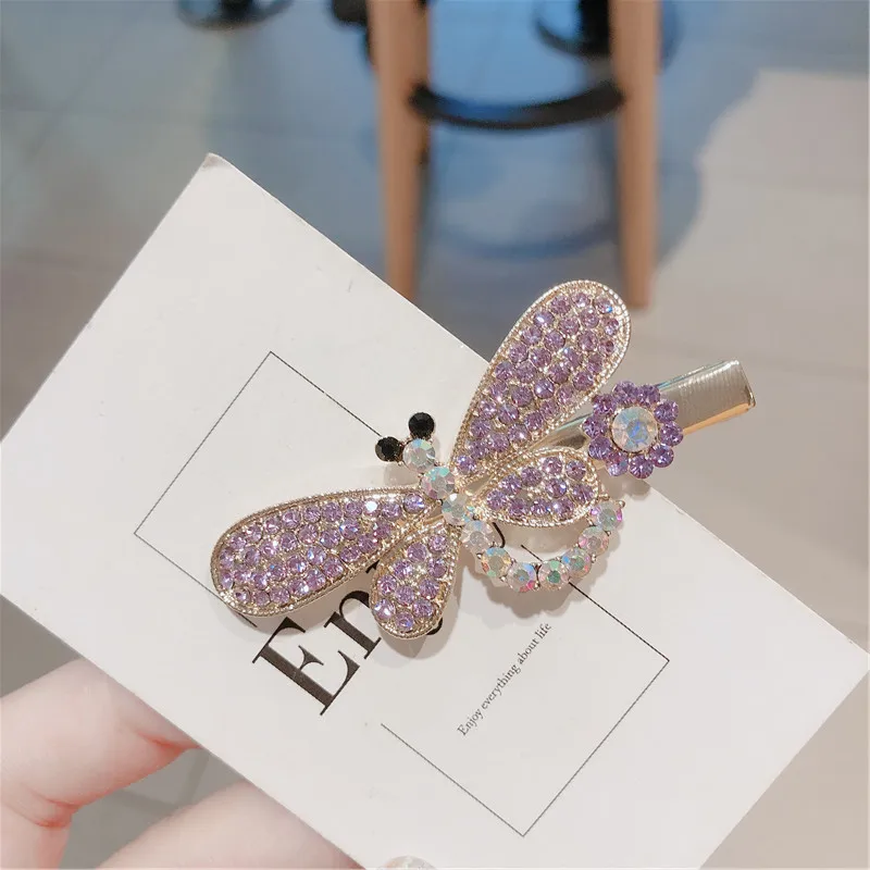 

Women Elegant Sweet Full Crystal Hairpins Geometric Girls Rhinestone Hair Clips Cute Headwear Barrettes Hair Accessories