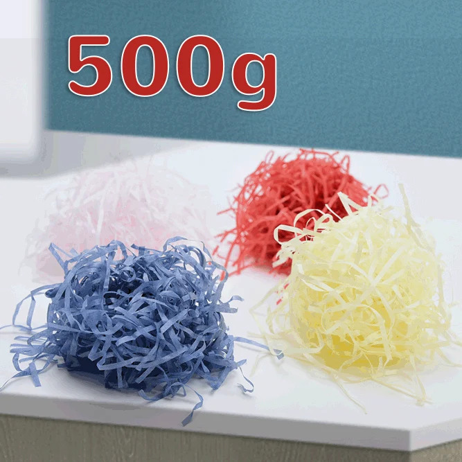 

500g Raffia Lafite Paper Colorful Shredded Crinkle DIY Paper Party Wedding Paper Gift Box Decoration Practical Filling Material