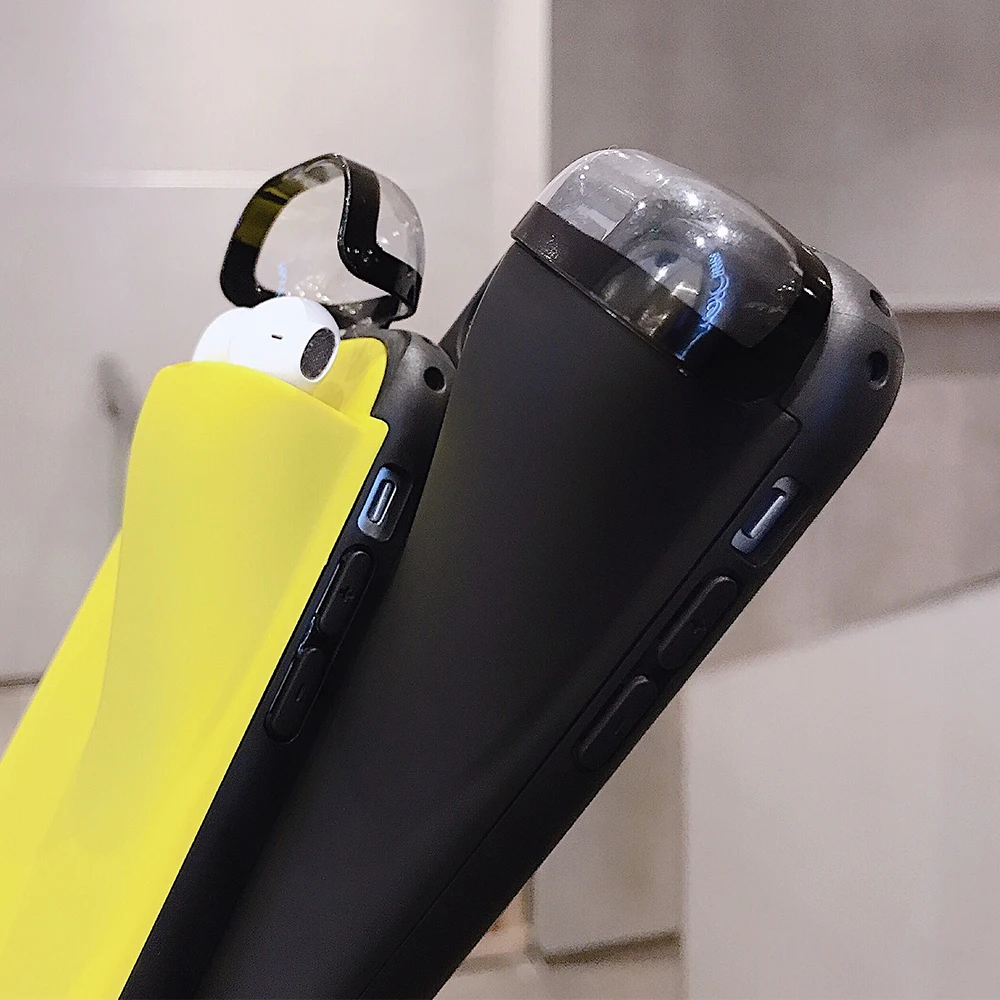 Карамельный цвет 2 в 1 чехол для телефона на iPhone 11 Pro XS Max XR X 10 PC s Coque беспроводные