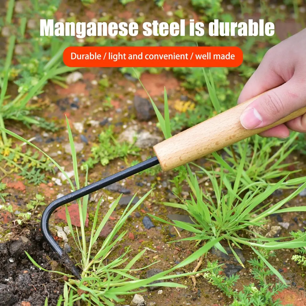 

High Quality Single Claw Root Hook Soil Loosening Tool Gardening Tool Potted Plant Maintenance Root Extractor Grass Puller Sale