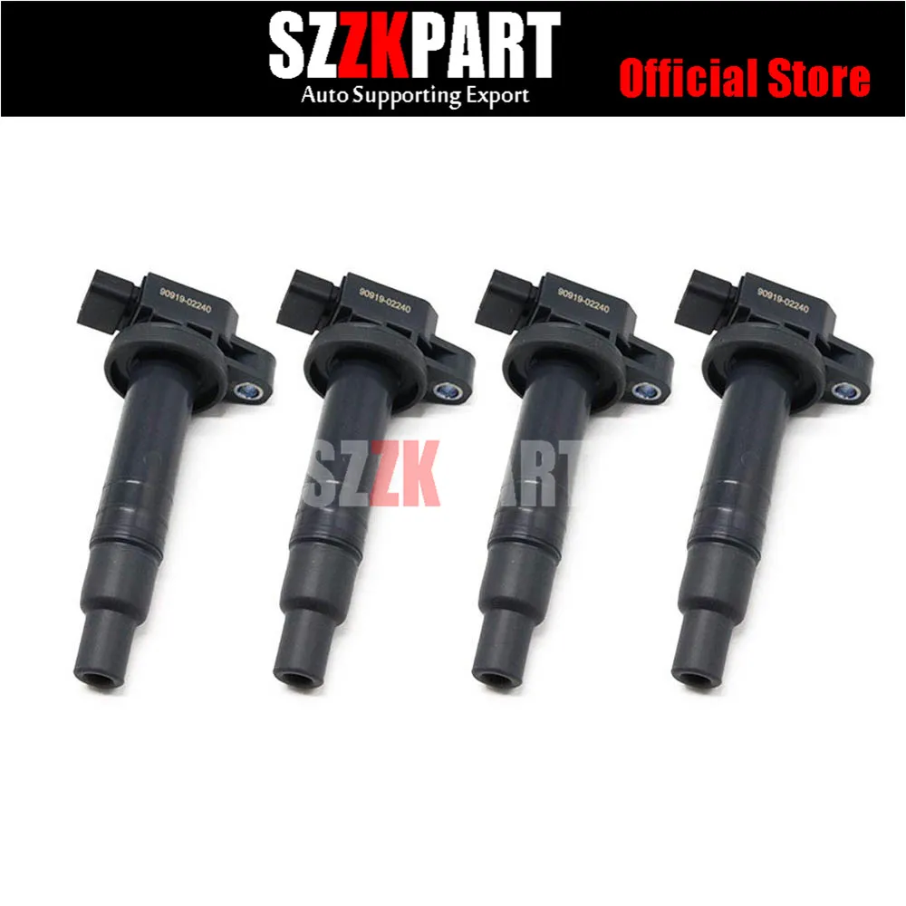 

Катушка зажигания 90919-02240 для Toyota Echo Prius Yaris Scion xA xB 9091902240 л UF316, 4 шт./партия