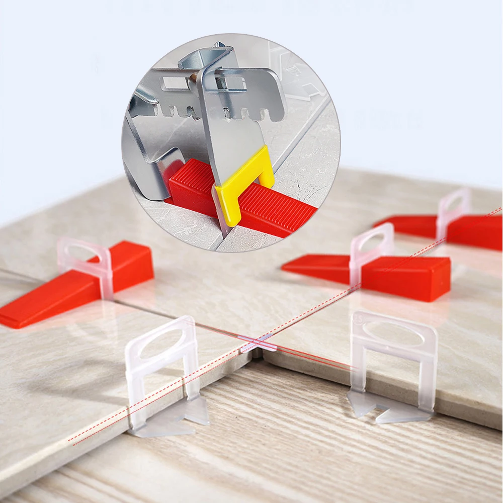 

Tile Leveling Device Wall Tile Floor Tile Positioning Leveling Card Paste Floor Tile Auxiliary Adjustment Tool Tight Push Pliers