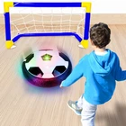 Домашняя электрическая воздушная подушка подвесной футбол с светодиодный светильник спортивная игрушка родитель-детский футбольный мяч игрушки светильник мигающий шар игрушки