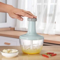 multi function manual vegetable cutter household push type stirrer pepper chopped vegetable cutter kitchen artifact