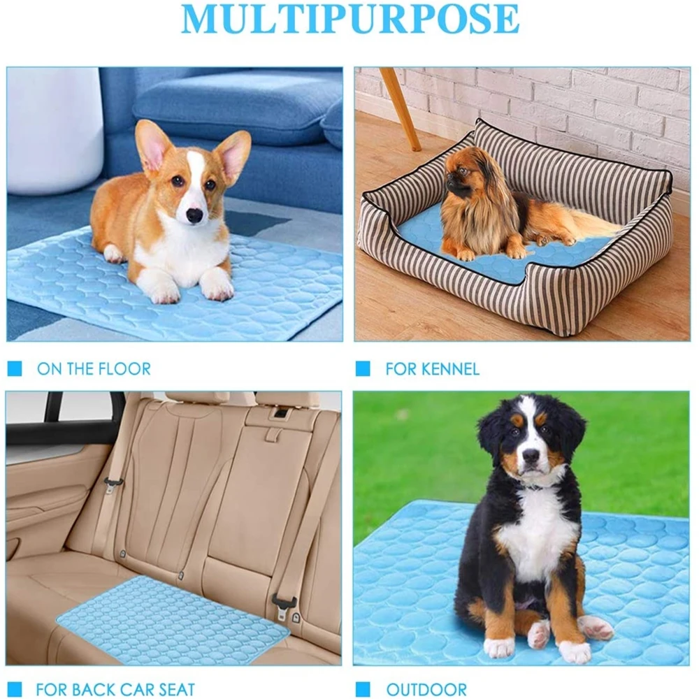 Летняя охлаждающая подстилка для домашних животных кровать собак из ледяного