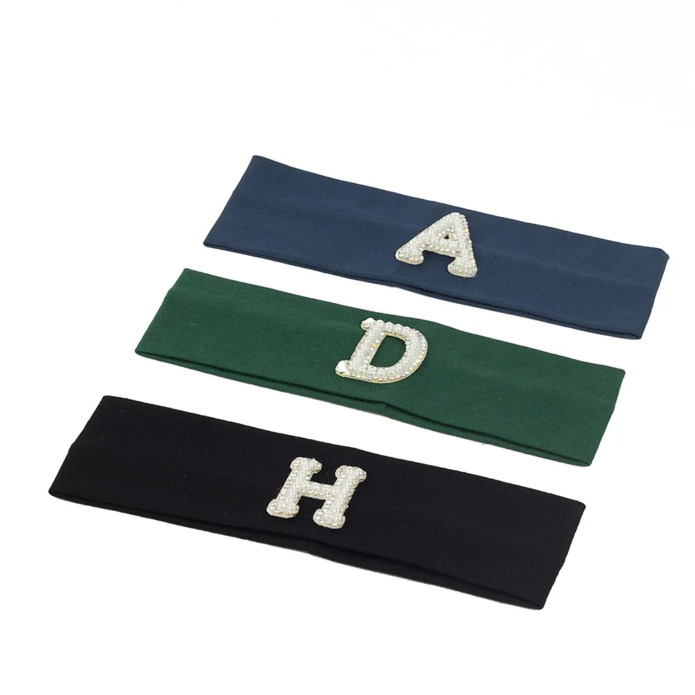 Geebro/повязка на голову из хлопка с жемчужинами для маленьких мальчиков и девочек