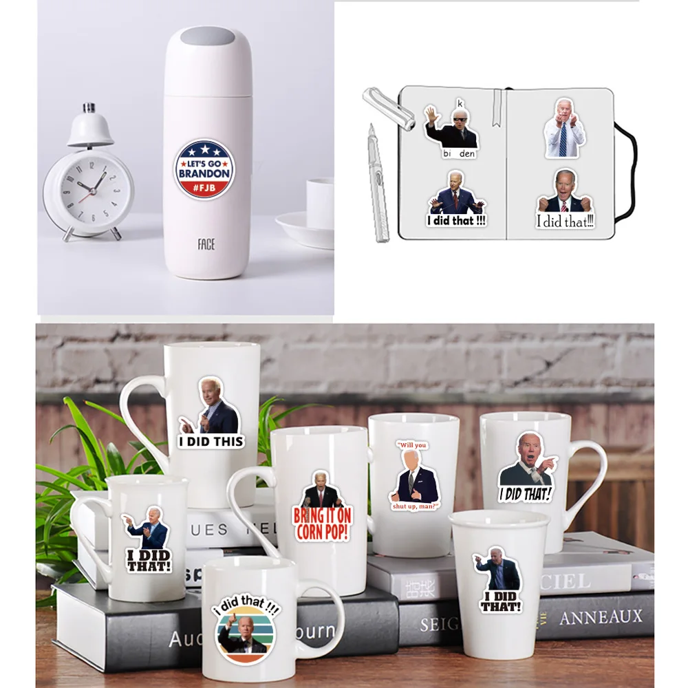 103050pcs funny joe biden lets go graffiti stickers i did that sticker for car helmet diy bike laptop guitar waterproof decal free global shipping