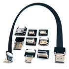 Ленточный кабель FPV HDMI со штекером Micro MiniHDMI, плоский кабель ffc hdmi для мультикоптера, аэрофотосъемки
