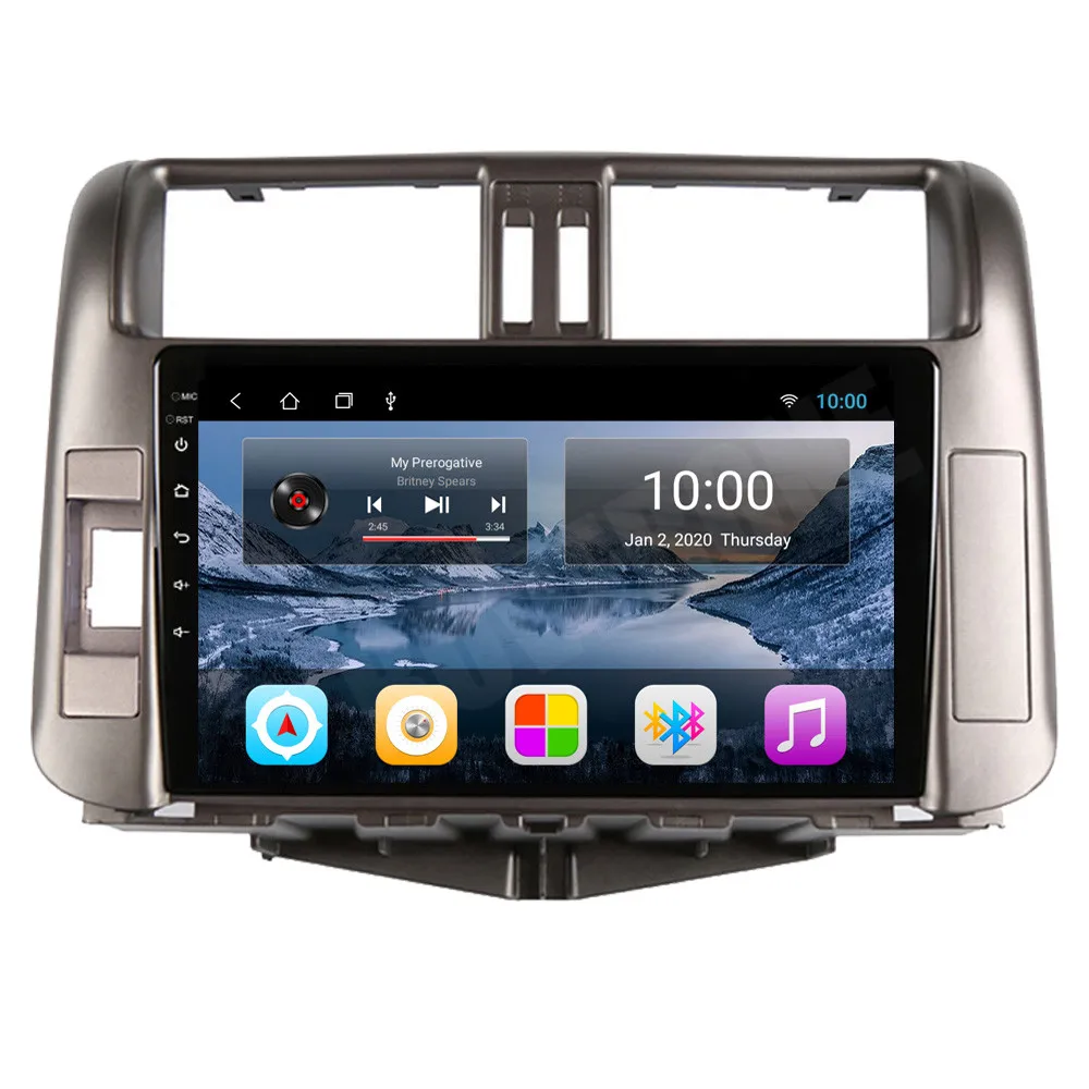 For Toyota Prado 150 2010 2011 2012 2013 Android 10 Car Radio Stereo GPS Navigation Navi Media Multimedia System PhoneLink | Автомобили и