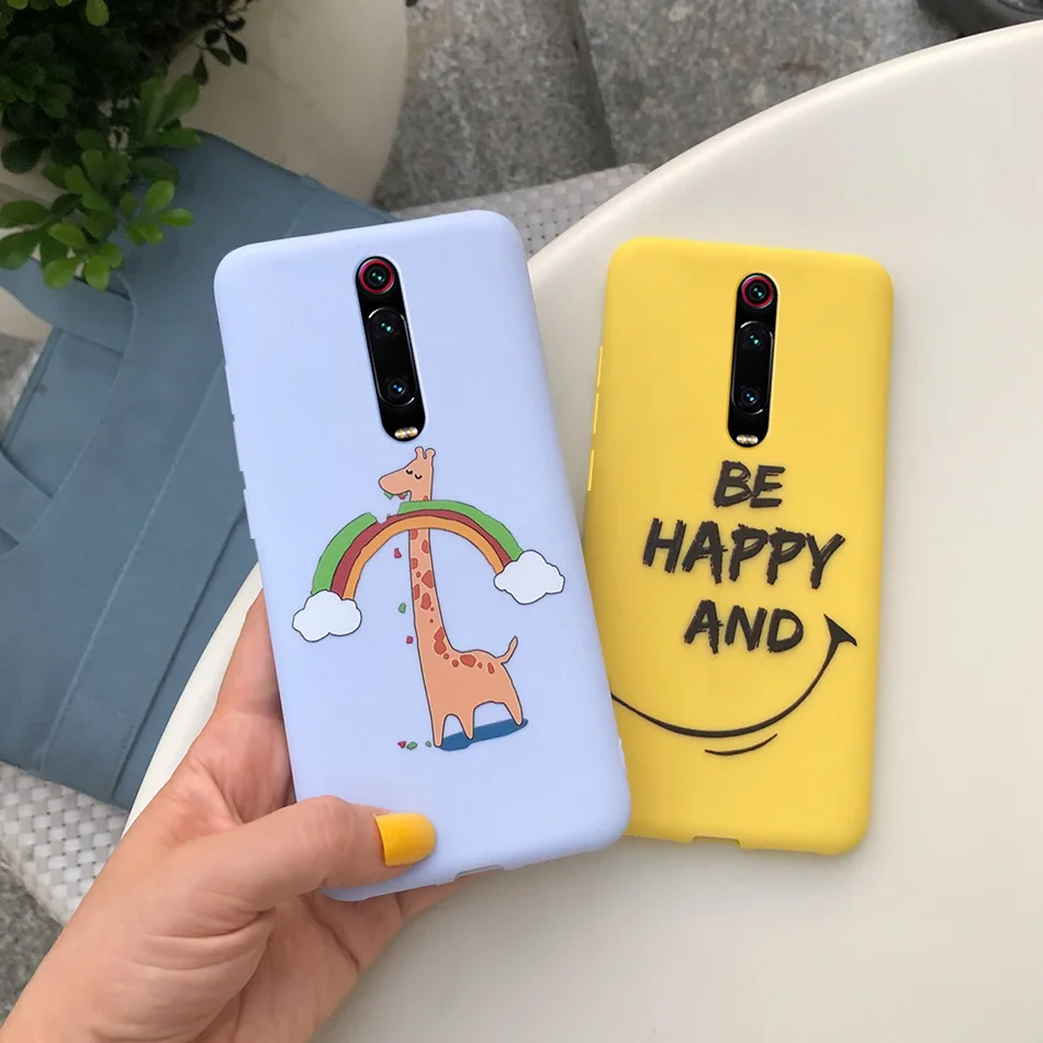 Фото Чехол для Xiaomi Mi 9 T, 9 T Pro, матовый Мягкий силиконовый чехол карамельного цвета, чехол для Xiaomi Redmi K20 K, 20 Pro, Mi9T №3