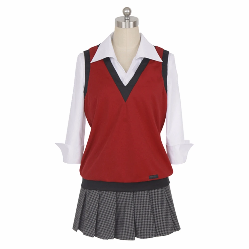Парики для косплея аниме Kakegurui Midari Ikishima костюмы школьная форма девочек жилет
