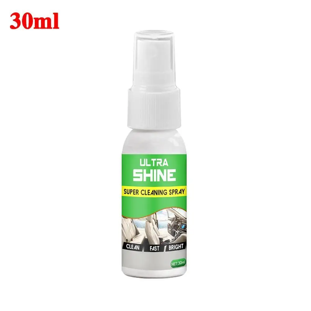 30/256ml Car Seat Interior Cleaner Auto Leather Clean Dressing for Fabric Plastic Vinyl Surfaces Accessories |