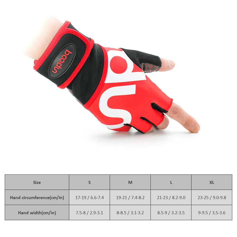 Перчатки для тяжелой атлетики спортивные перчатки бодибилдинга с полупальцами