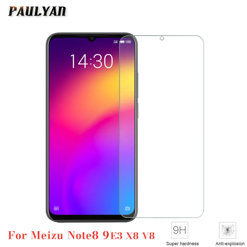 9H 2.5D Защита экрана для Meizu Note8 Note9 X8 V8 E3 M15 закаленное стекло защитная