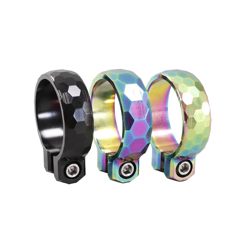 УГЛЕРОДНЫЙ зажим стойки сиденья велосипеда 31 8/34 9 мм Диаметр алюминиевый сплав MTB