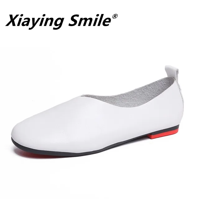 

Xiaying Smile Spring and autumn new retro single shoes flat round head soft bottom shallow mouth comfortable women's shoes