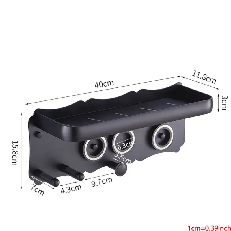 

Hair Dryer Metal Wall Mount Holder Hanger for Dyson and Other Hair Dryers Bathroom Toothbrush Makeup Cosmetic Shelf