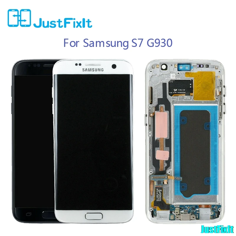 Супер Amoled замена AAA qaulity для SAMSUNG GALAXY S7 G930F G930A ЖК дисплей сенсорный экран