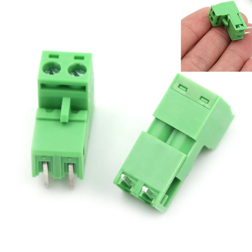20 шт 300V 10A 2 полюса/2Pin универсальный PCB 5 08 мм винтовой клеммный блок соединитель