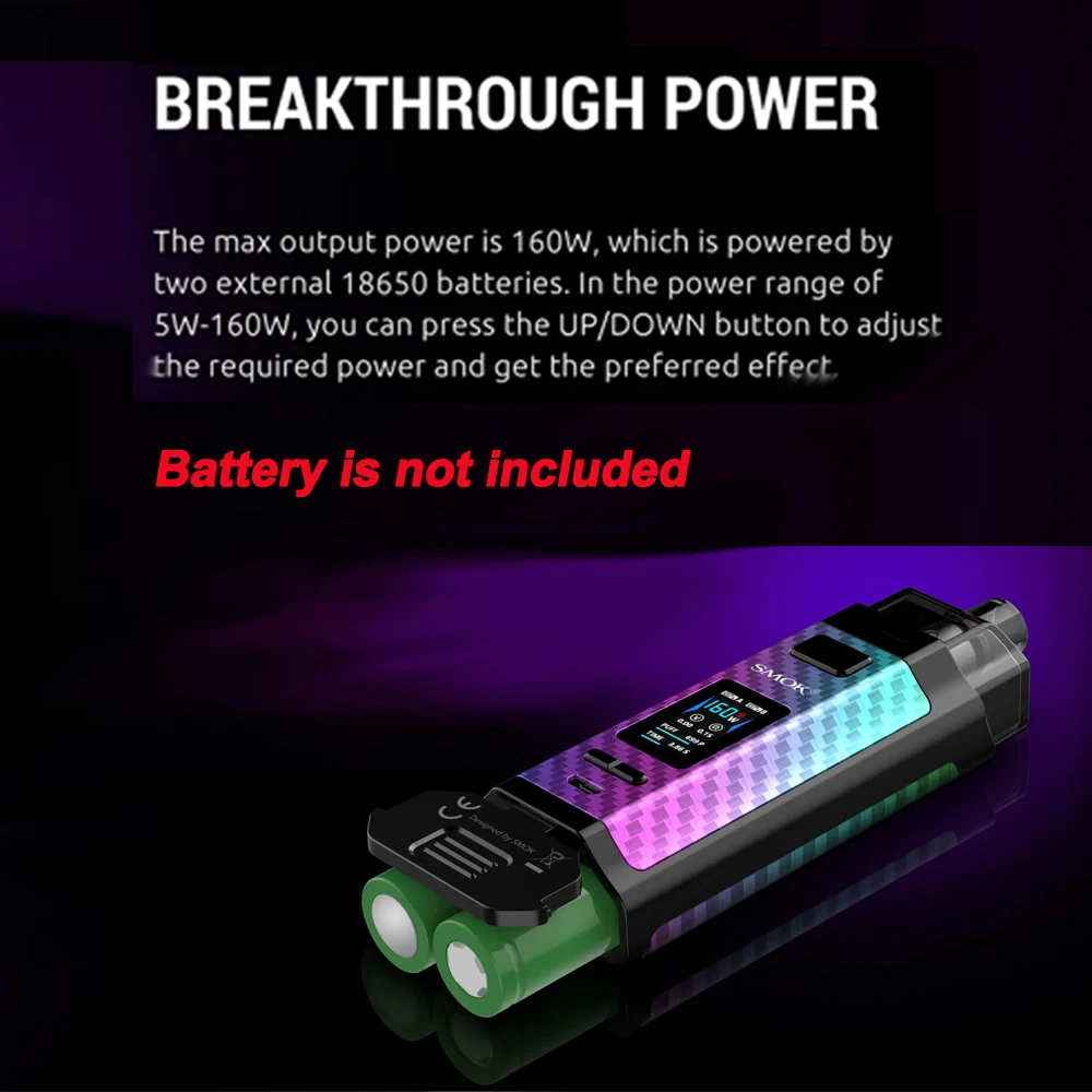 Набор для вейпа SMOK RPM160 160 Вт емкость 7 5 мл | Электроника