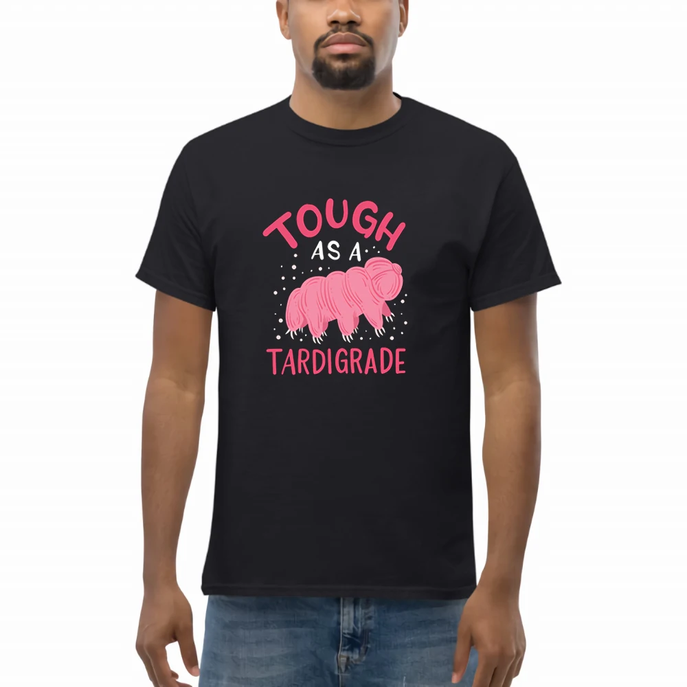 

Tardigrade Biologie Science Printing Men T-shirts Oversized O Necktop Tee Casual Breathable T-shirts Fashion T-shirts For Men