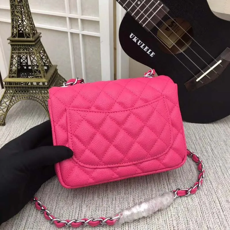 Plum red silver Новая роскошная женская сумка Классическая Ограниченная серия Высококачественная модная сумка на плечо - Цвет: Plum red silver