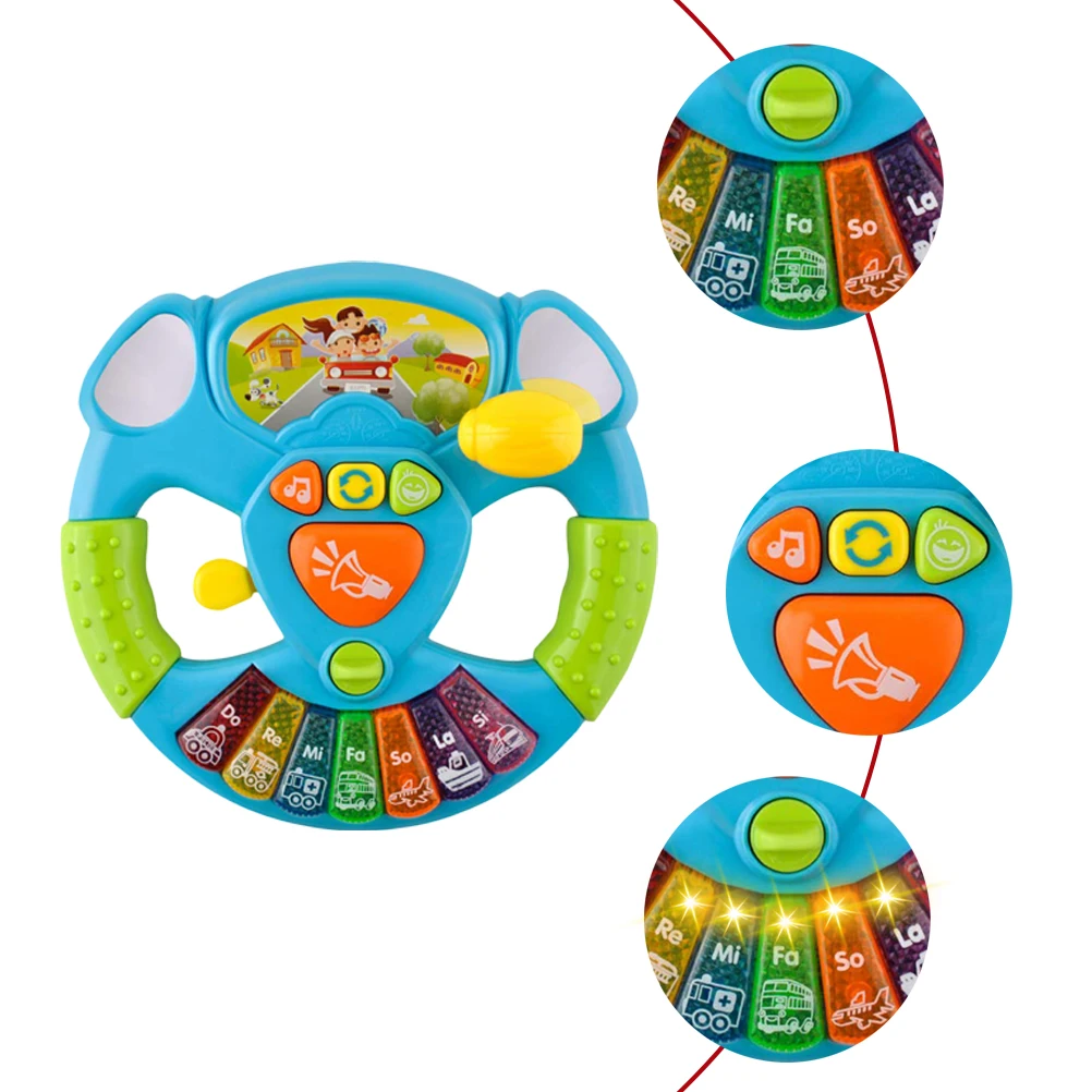 Детские развивающие игрушки электрическая детская музыкальная игрушка на руль
