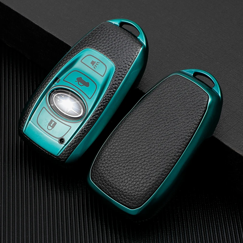 Чехол для автомобильных ключей Subaru XV BRZ Forester 2019 Legacy Outback защитный чехол