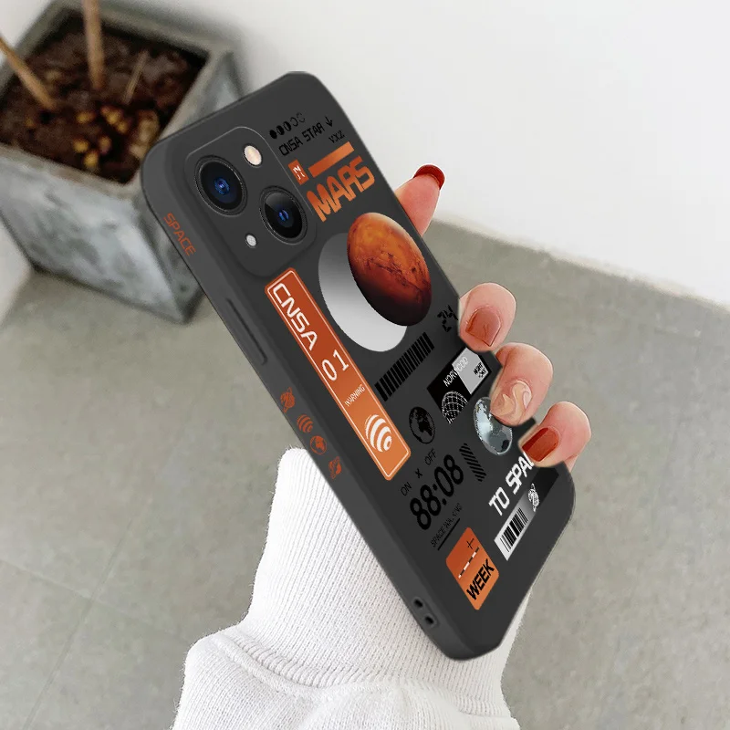 Силиконовый чехол для iPhone 13 12 Pro Max Mini 11 X XR XS MAX SE2020 8 7 Plus 6 6S | Мобильные телефоны и