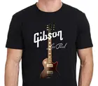 GIBSON гитары футболка для мужчин случайный подарок tee Размер США с увеличенной полнотой S-3XL