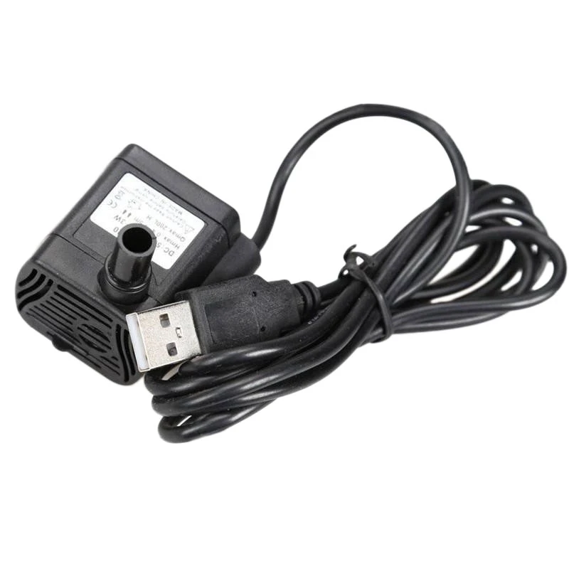 

Ultra-Quiet Mini Brushless Usb Water Pump 5V 70Cm Submersible Fountain Aquarium Circulating