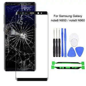 replacement mobile phone parts front glass touch screen kits repair tool for samsung galaxy note 8 n950note 9 n960 ersatzglass free global shipping