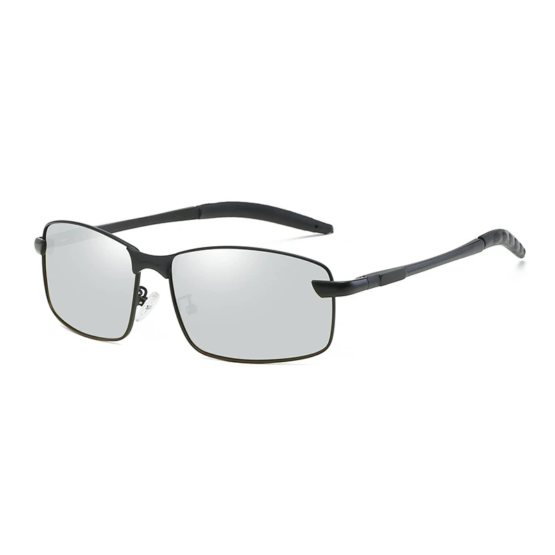 C17 black silver Классические поляризационные спортивные солнцезащитные очки для мужчин и женщин стильные прямоугольные брендовые дизайнерские солнцезащитные очки для вождения на открытом воздухе с защитой от ультрафиолета - Цвет линз: C17 black silver