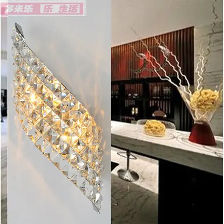 

nordice wandlamp light crystal corridor dining room living room luminaria de parede home deco