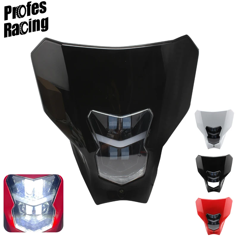 Мотоциклетный светодиодный головной светильник водонепроницаемый с заглушкой