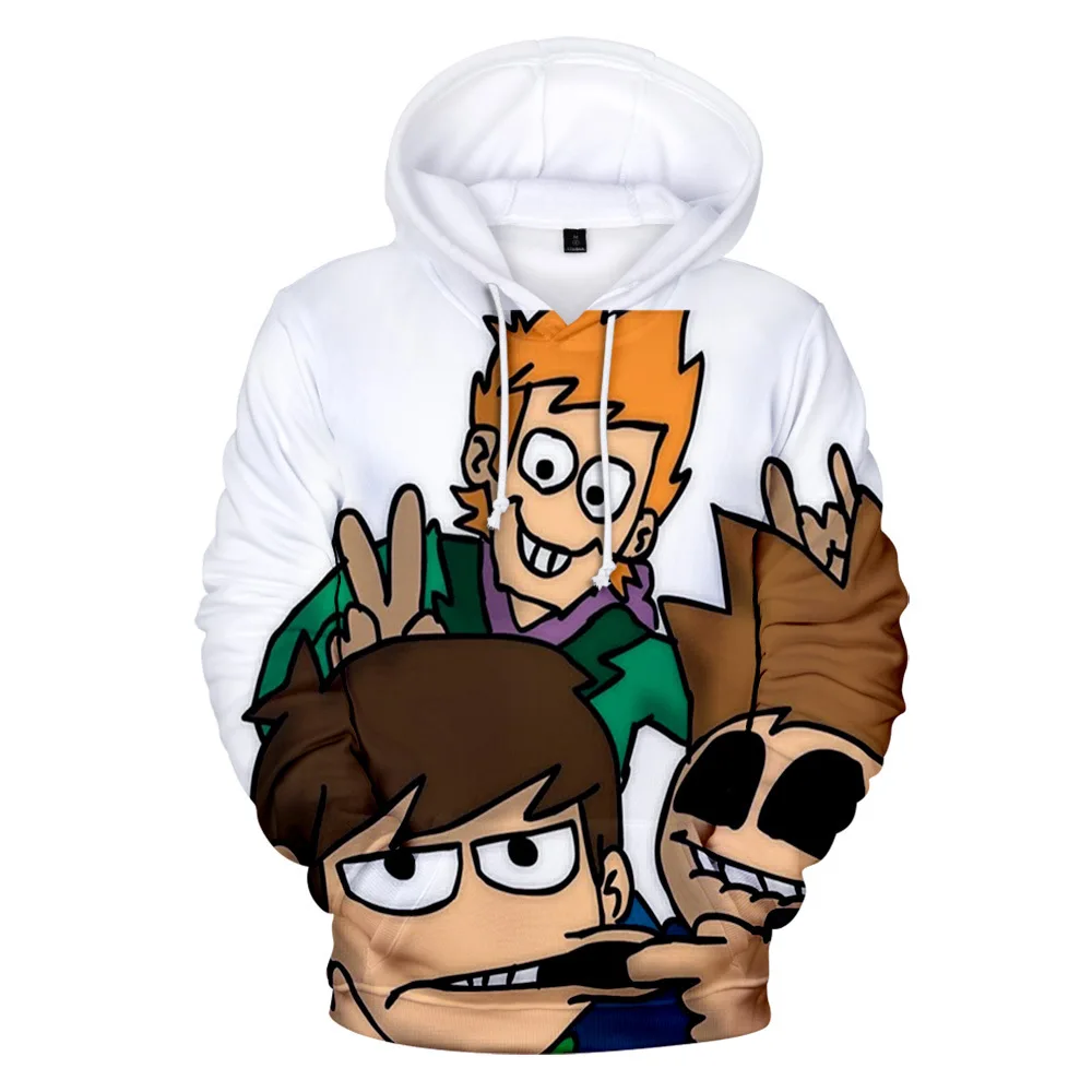 Толстовки Eddsworld с 3D-принтом Повседневная стильная новинка для мужчин и женщин