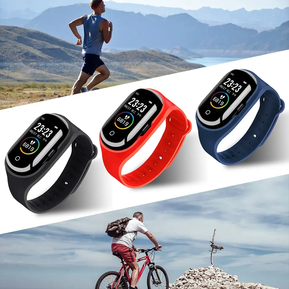 

2020 M1 Pro Smart Watch V5.0 Bluetooth Earphones Sport Watch 2 in 1 Bluetooth Heart Rate Monitor Smart Wristband