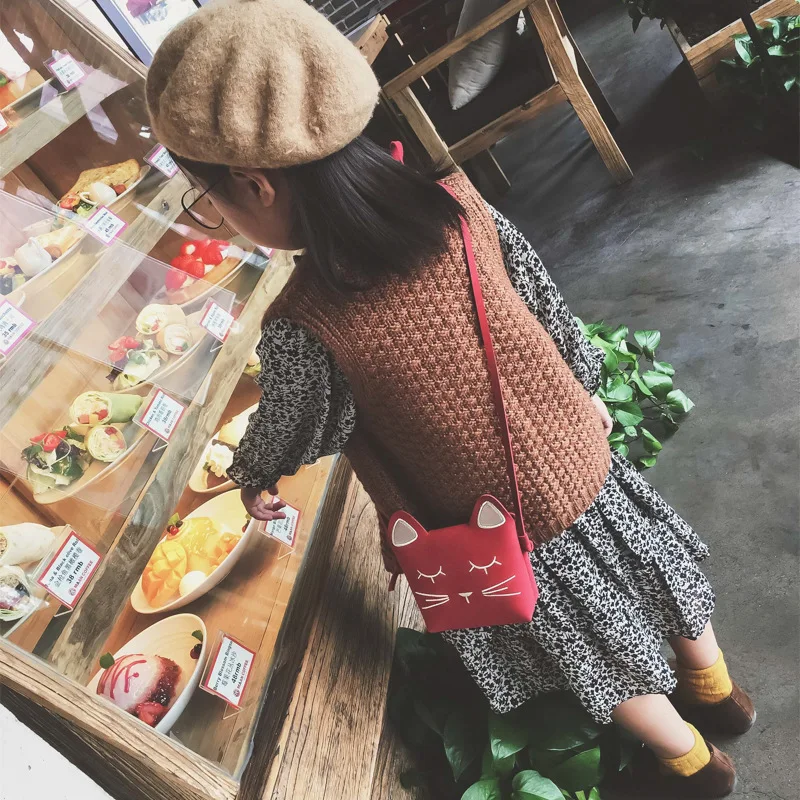 Mini Shoulder Bag for Children Faux Suede Baby Girls Small Coin Purse Handbags Fashion Kids Accessories Crossbody Bags Wallet