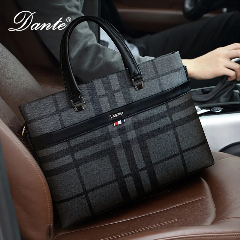 

Мужской деловой портфель известного бренда, кожаная мужская сумка-мессенджер для ноутбука, повседневные дорожные сумки, мужская деловая су...