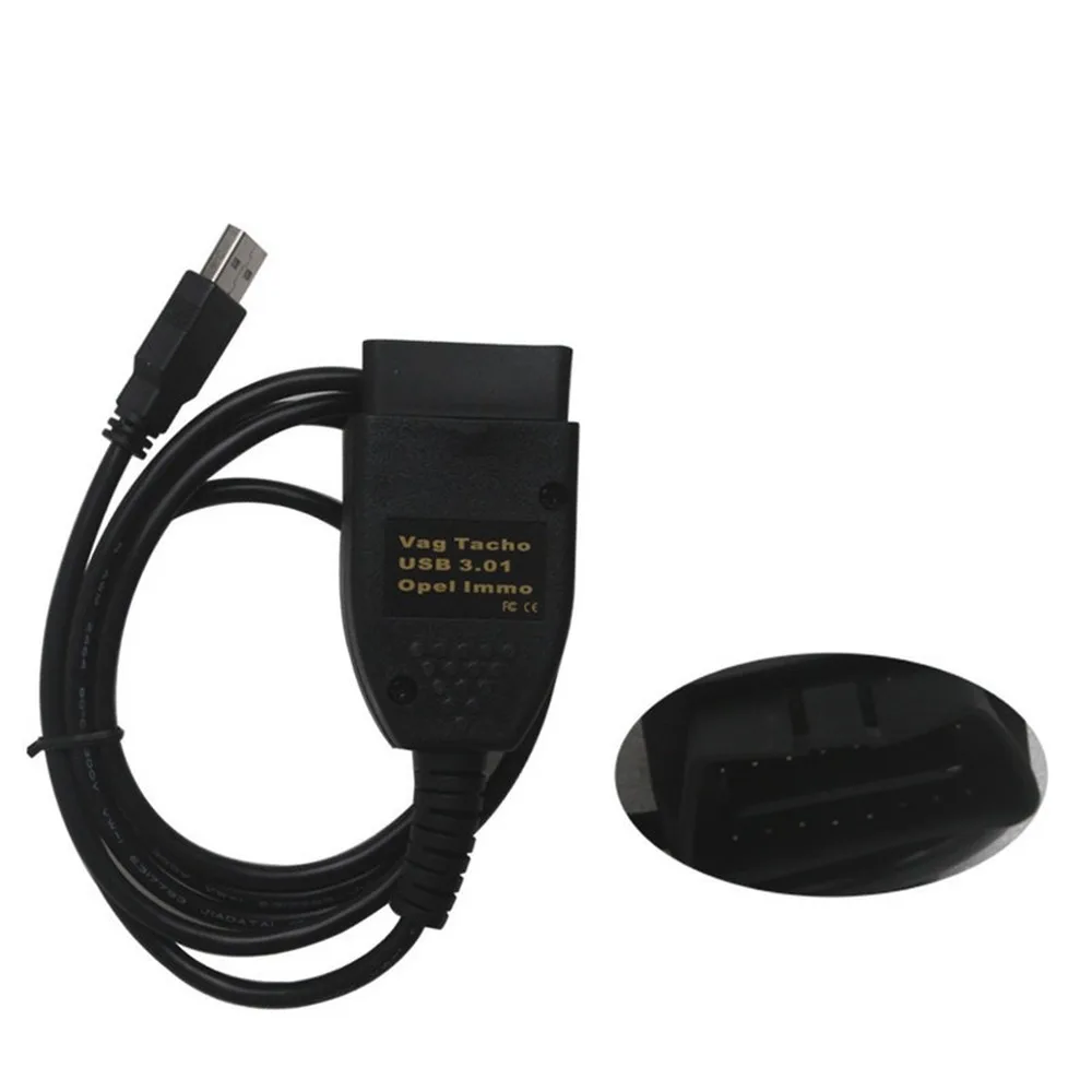 Vag3.01 USB Vag Tacho 3 01 + для O pel подушка безопасности IMMO VAG OBD2 диагностический инструмент