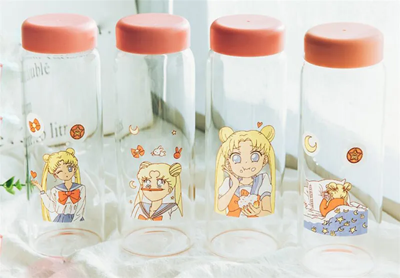 С рисунком из аниме Сейлор Мун для бутылки с водой костюмированной вечеринки
