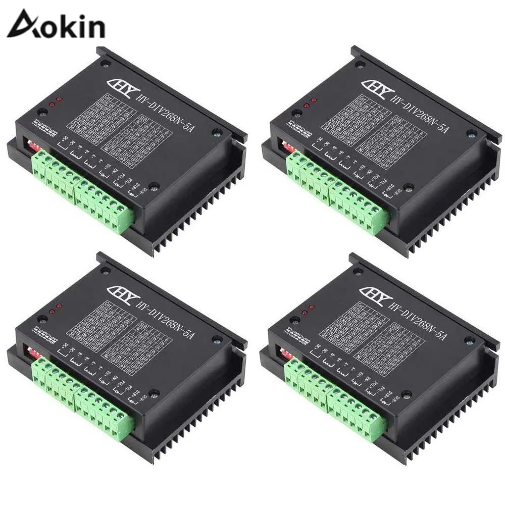 

Драйвер TB6600 для шагового двигателя, 23 Nema 34 42/57/86 Nema17 4A Φ 1-осевой шаговый двигатель, контроллер ЧПУ для 3D-принтера